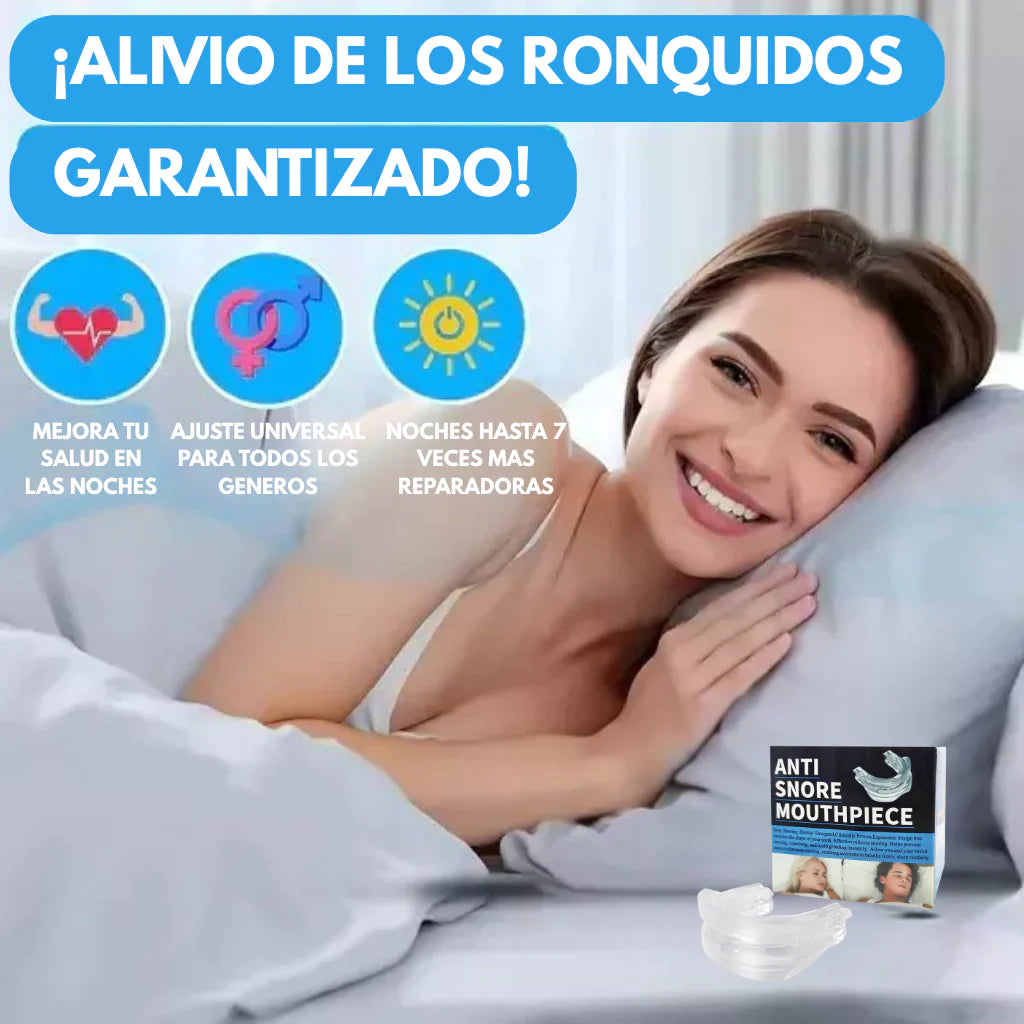 2x1 Airbite Pro Dispositivo Bucal Anti-Ronquidos Apnea y Bruxismo