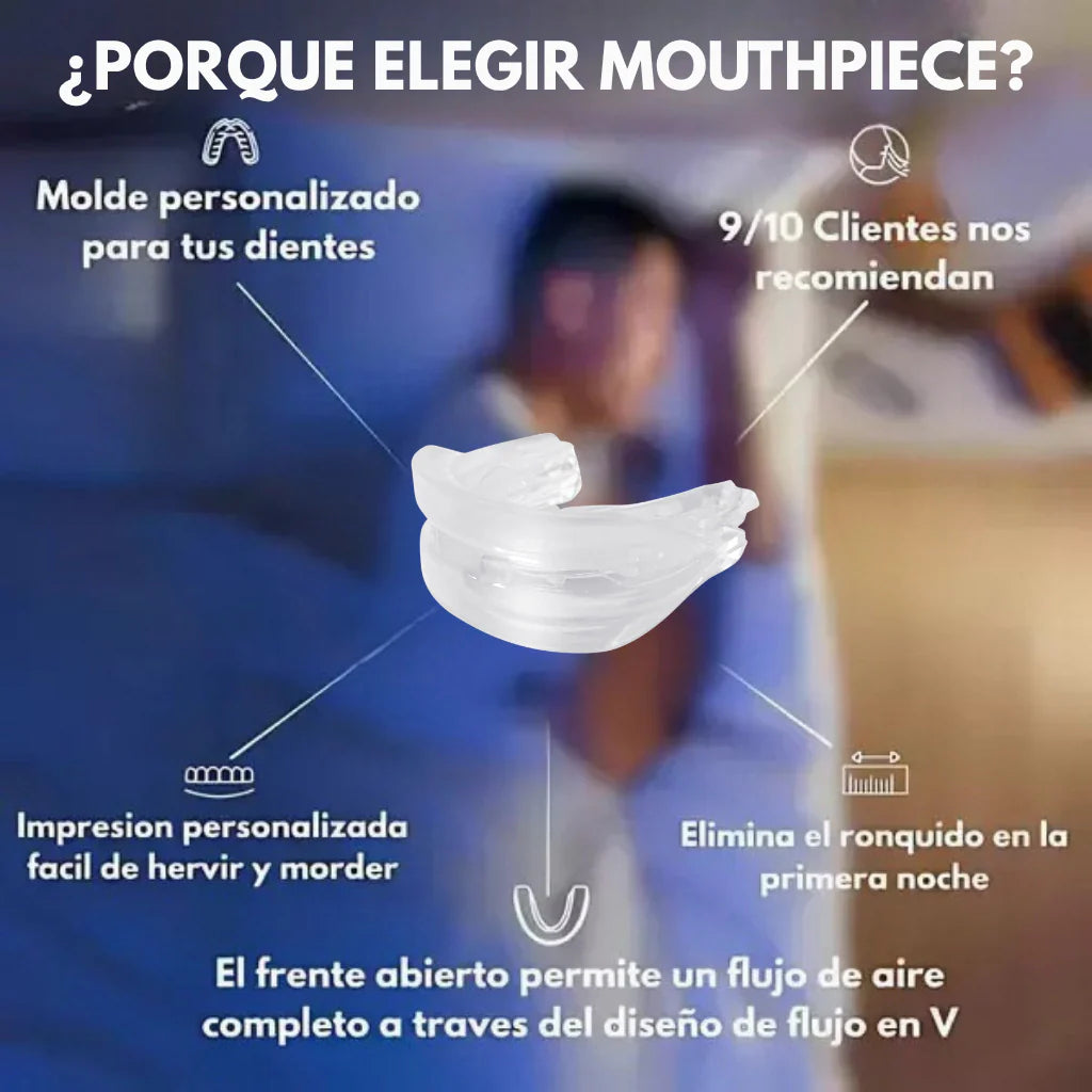 2x1 Airbite Pro Dispositivo Bucal Anti-Ronquidos Apnea y Bruxismo