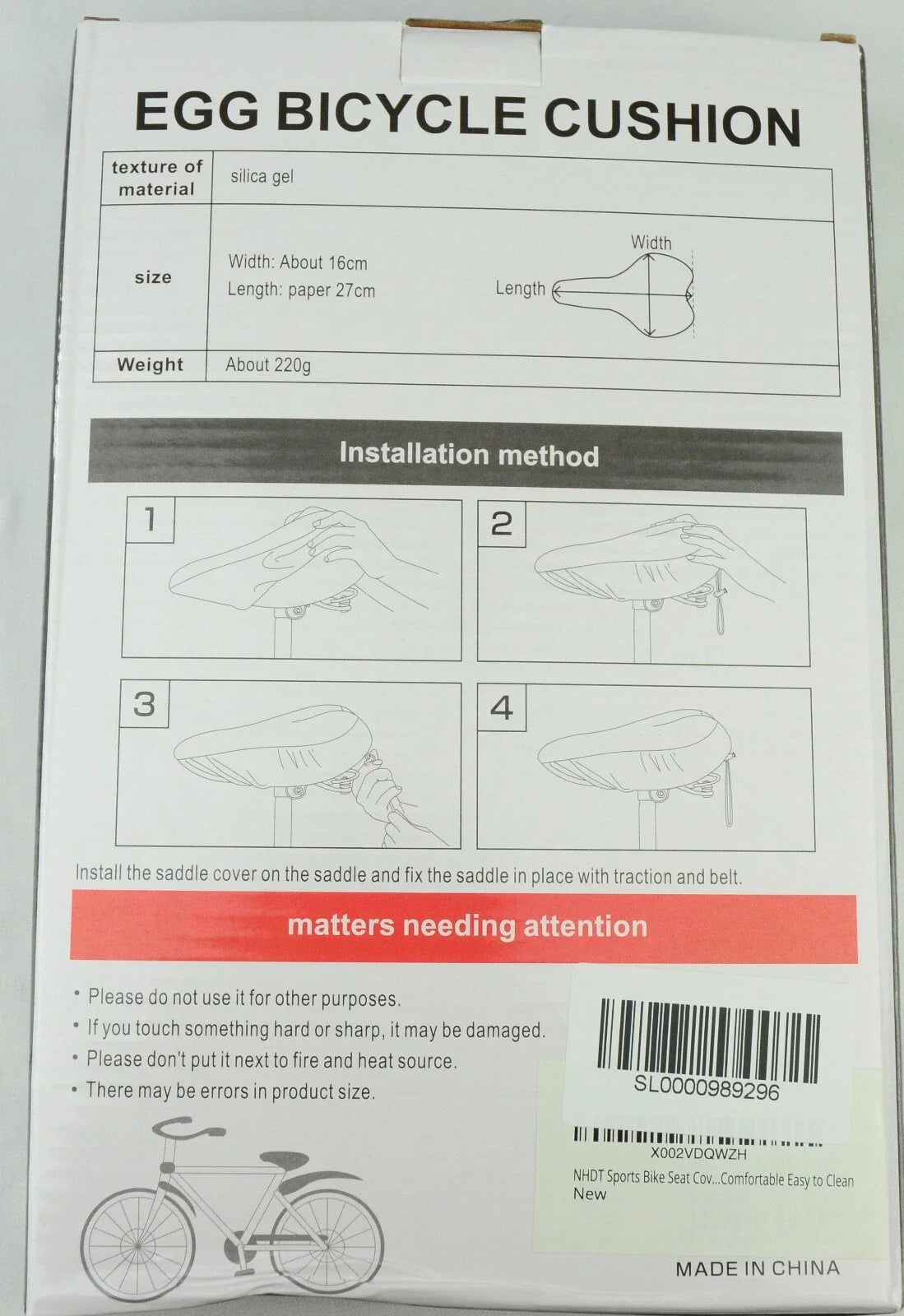 GelBike Pro® – Cojín ortopédico en gel para bicicleta 🚴♂️ Adiós al dolor al pedalear. Pocas unidades!