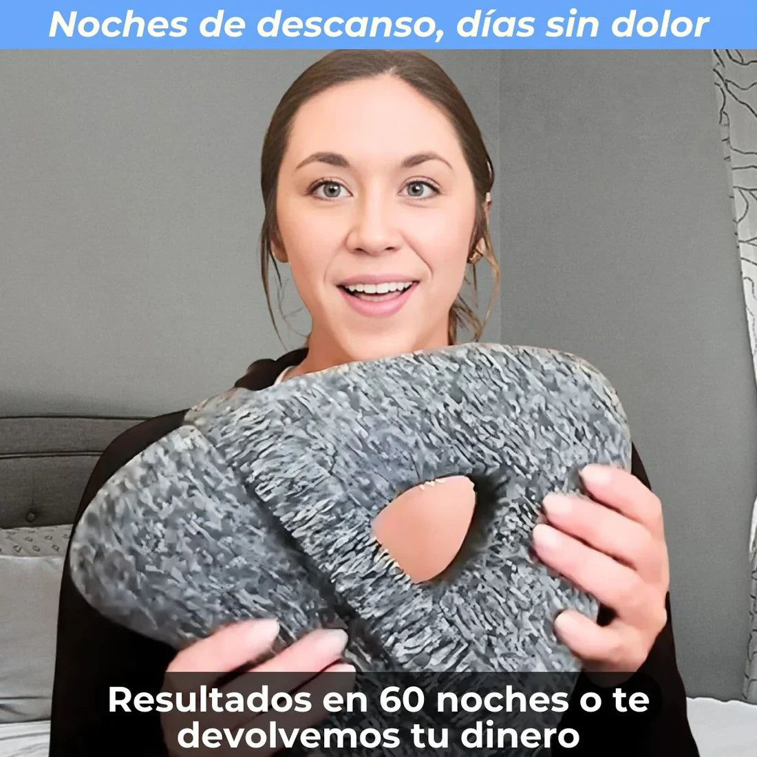 Sleep Comfort -Cojín Ortopédico - Alivia Caderas, Rodillas y Ciática