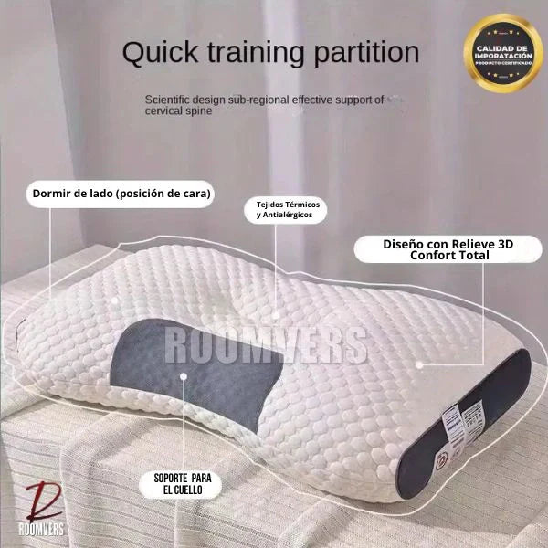 ALMOHADA ORTOPÉDICA 3D PREMIUM 💤