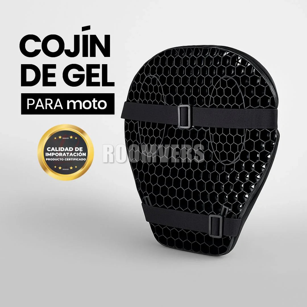 Cojín Ergonómico para Moto de Gel Frio 🛵 Mejora el Dolor de Espalda y Cóccix  🏍️