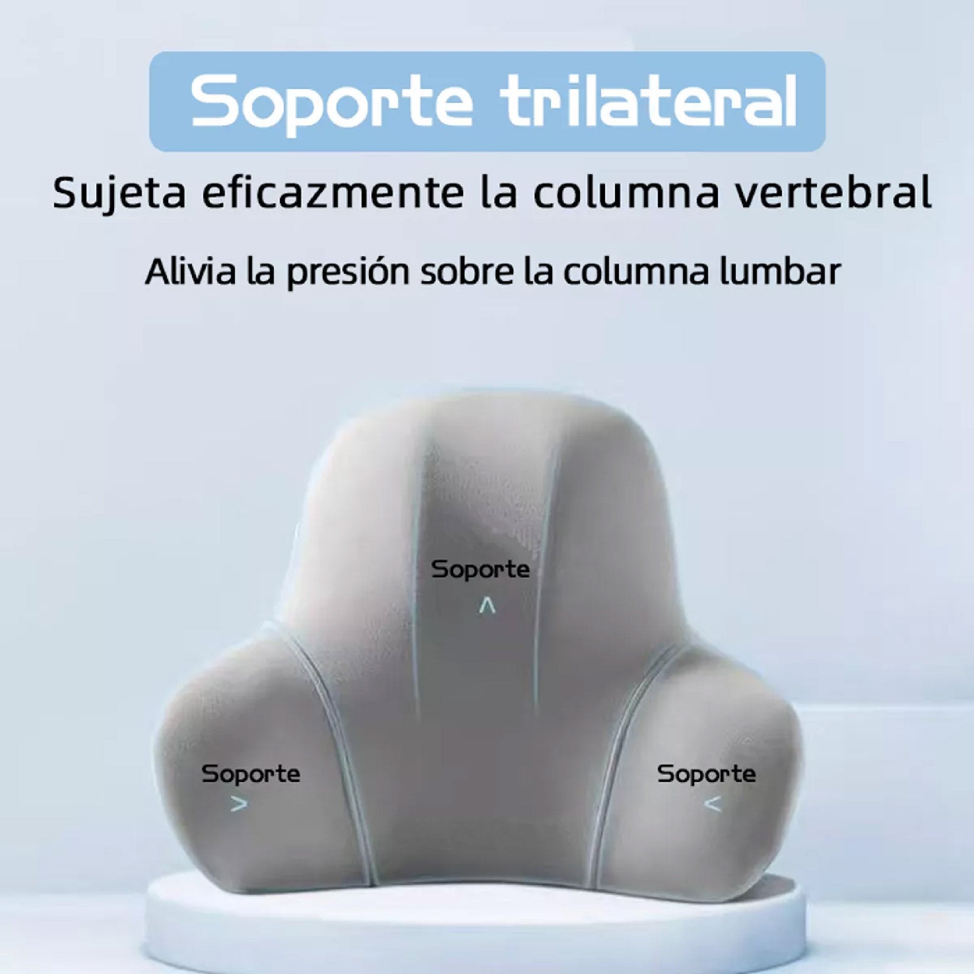 Soporte Lumbar Ergonómico para Viajar