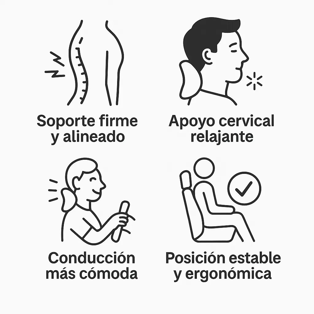 Soporte Lumbar Ergonómico para Viajar