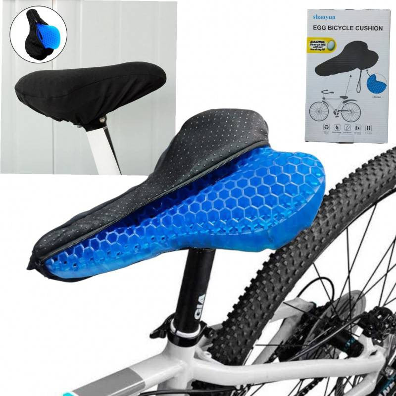 GelBike Pro® – Cojín ortopédico en gel para bicicleta 🚴‍♂️  Adiós al dolor al pedalear. Pocas unidades!