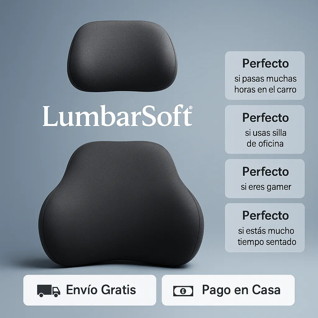 Soporte Lumbar Ergonómico para Viajar