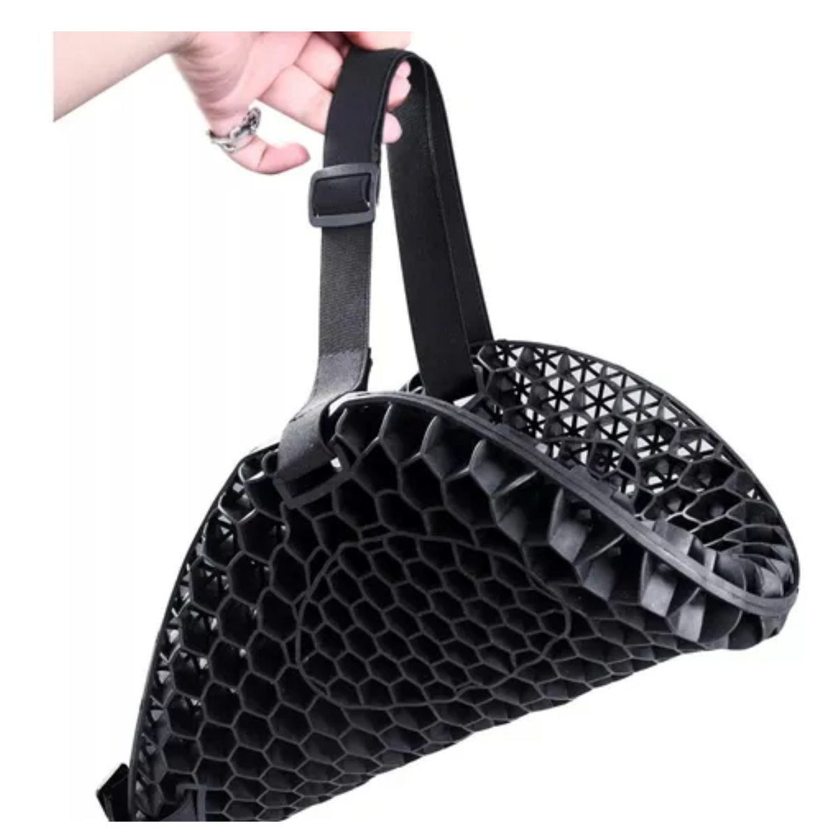 Cojín Ergonómico para Moto de Gel Frio 🛵 Mejora el Dolor de Espalda y Cóccix  🏍️