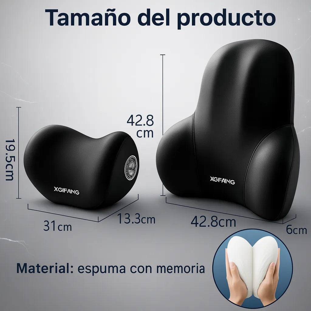 Soporte Lumbar Ergonómico para Viajar