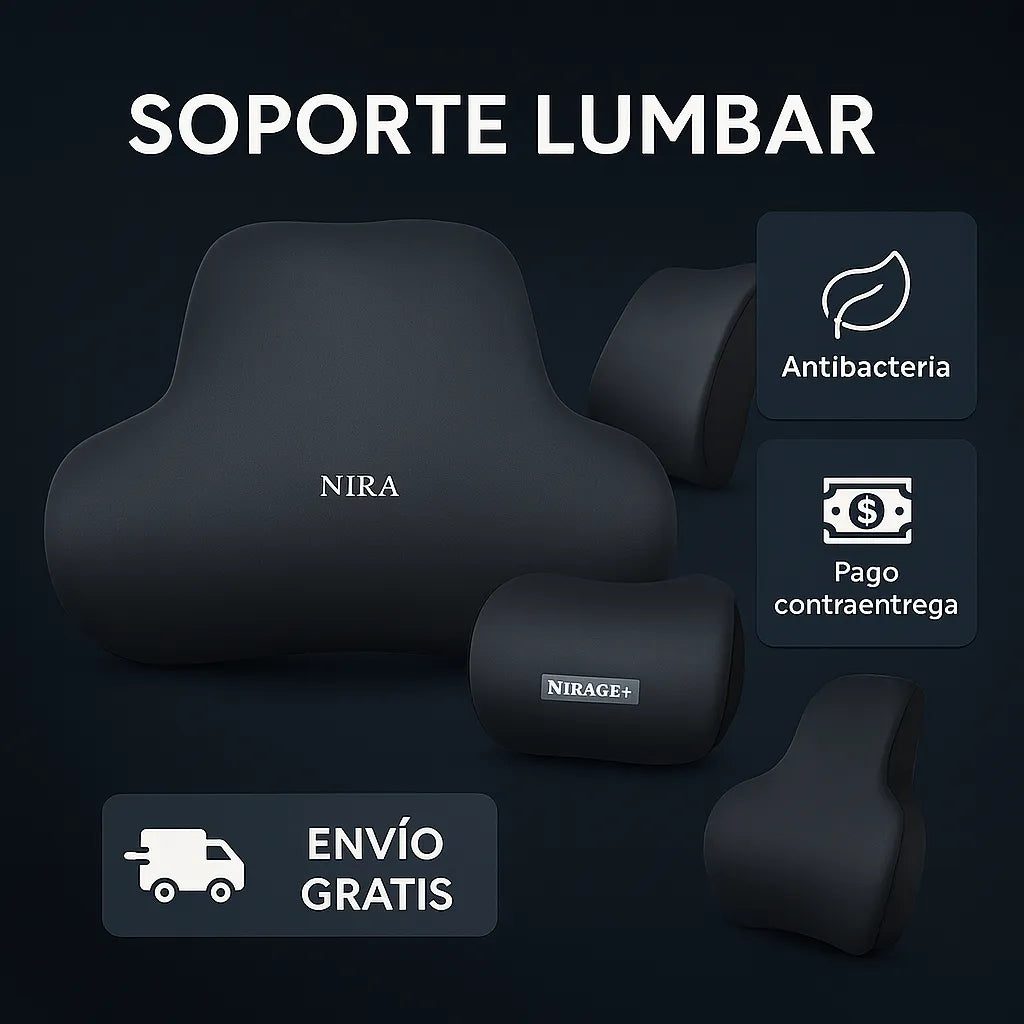 Soporte Lumbar Ergonómico para Viajar